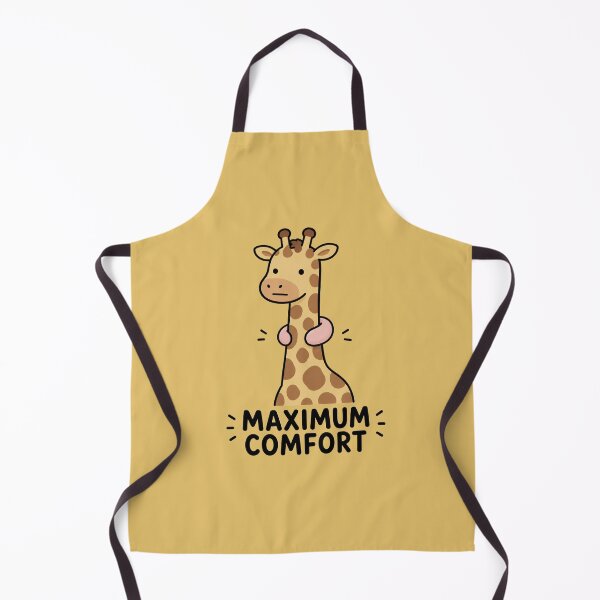 Item preview, Maximum Comfort Giraffe Sticker designed and sold by MonkiFlipp.