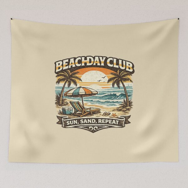 Item preview, Beach Day Club designed and sold by dmayuscula.