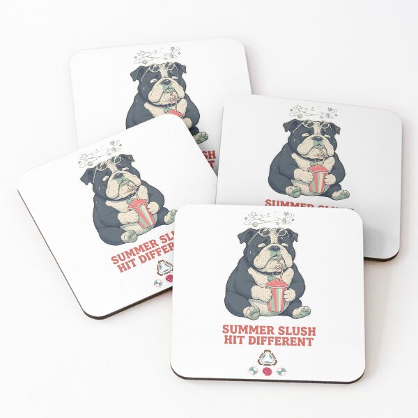 Item preview, Summer Slush Hit Different - Funny Bulldog Slushy Lover T-Shirt designed and sold by Whimsy Trail Co.