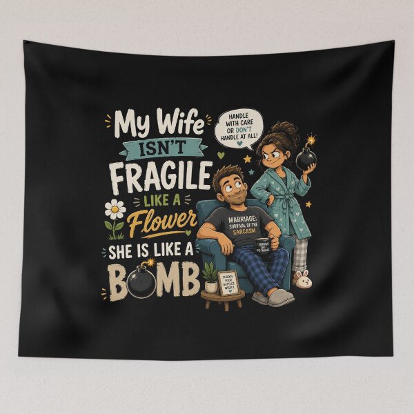 Item preview, My Wife Isn't Fragile designed and sold by Remigiusz Florczak CA.