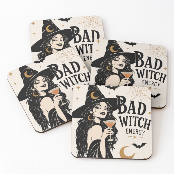 Item preview, Bad Witch Energy Vintage Witch Halloween | Gothic Witch Aesthetic Graphic designed and sold by MonNoir.