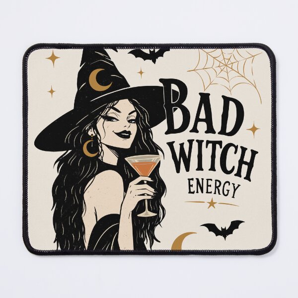 Item preview, Bad Witch Energy Vintage Witch Halloween | Gothic Witch Aesthetic Graphic designed and sold by MonNoir.