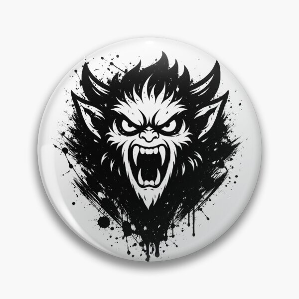 Item preview, Dark Fantasy Demon Goblin Line Art designed and sold by ORINEXStudio.