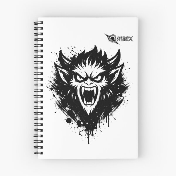Item preview, Dark Fantasy Demon Goblin Line Art designed and sold by ORINEXStudio.