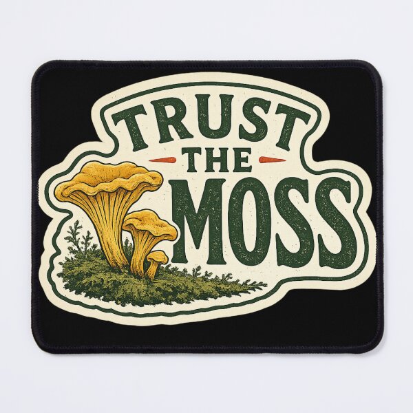 Item preview, Vintage Chanterelle Mushroom Foraging Graphic designed and sold by OddHobbyClub.