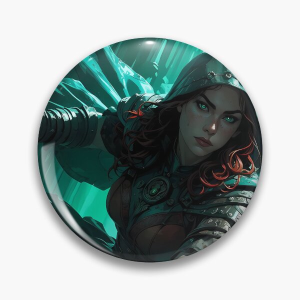 Item preview, Fantasy Hooded Rogue Assassin Female Warrior designed and sold by BorgSpareParts.