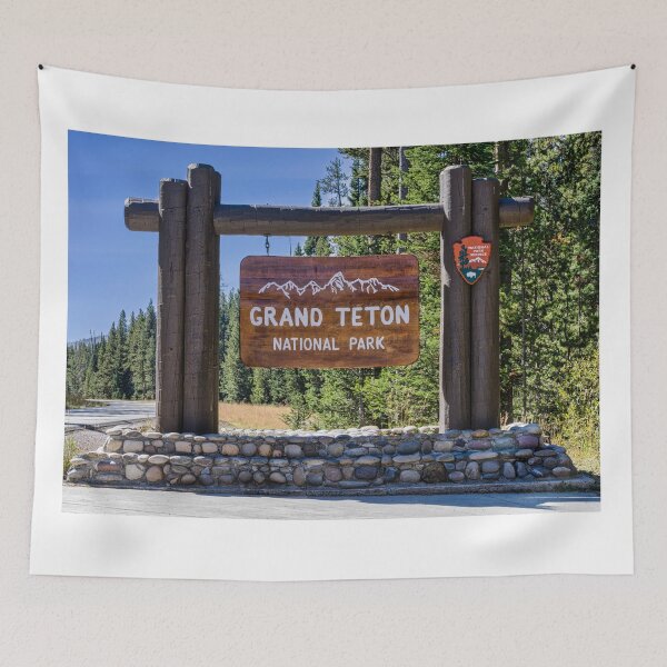 Item preview, Grand Teton National Park Entrance designed and sold by Gerard Fornarotto.
