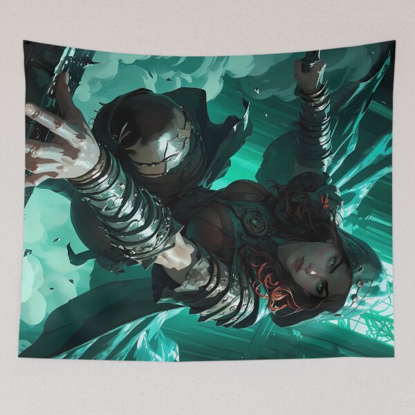 Item preview, Fantasy Hooded Rogue Assassin Female Warrior designed and sold by BorgSpareParts.