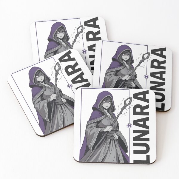 Item preview, Lunara Fantasy Mage RPG Character | Magic Sorceress Gamer T-Shirt designed and sold by StickerNestYou.