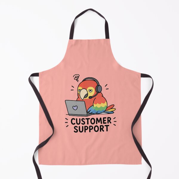 Item preview, Customer Support Parrot designed and sold by MonkiFlipp.