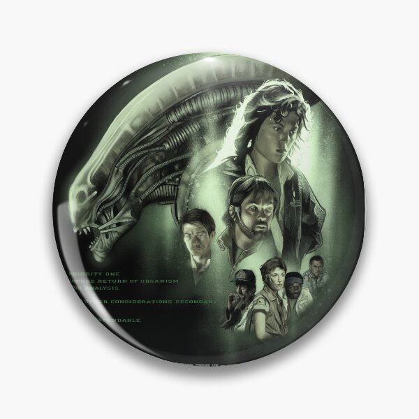 Item preview, Alien Movie Poster Inspired Fan Art | Xenomorph Sci-Fi Horror Illustration designed and sold by BlackThistleArt.