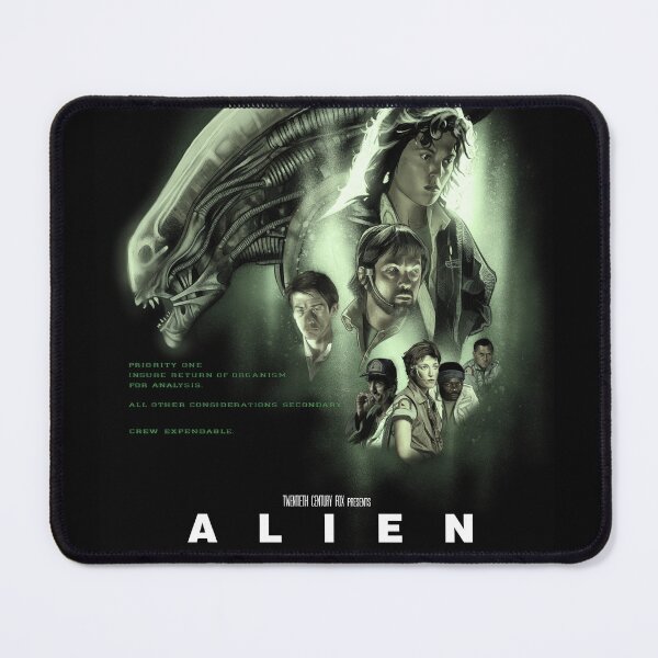 Item preview, Alien Movie Poster Inspired Fan Art | Xenomorph Sci-Fi Horror Illustration designed and sold by BlackThistleArt.