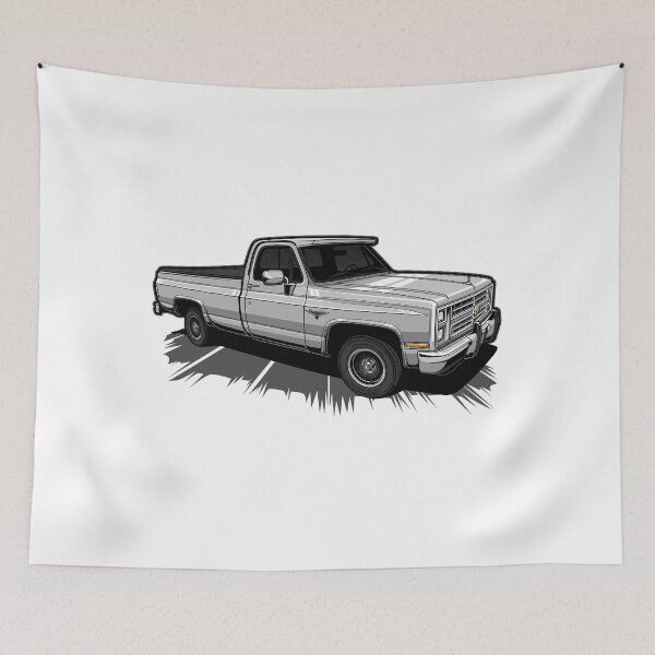 Item preview, 1986 Chevrolet C10 Silverado White designed and sold by vektoranda.