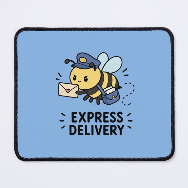 Item preview, Express Delivery Bee  designed and sold by MonkiFlipp.