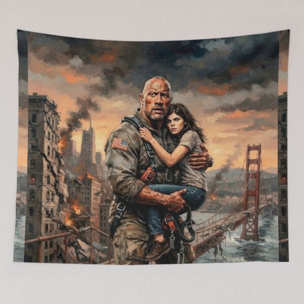 Item preview, San Andreas Earthquake Survival Fine Art Tribute designed and sold by Art's Diner.