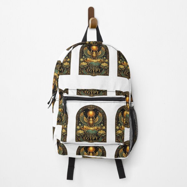 Item preview, Echoes of Eternal Egypt | Luxury Ancient Egyptian Art | Golden Scarab & Nile Travel Design designed and sold by Art Wave Studio.