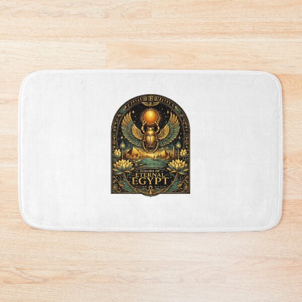 Item preview, Echoes of Eternal Egypt | Luxury Ancient Egyptian Art | Golden Scarab & Nile Travel Design designed and sold by Art Wave Studio.