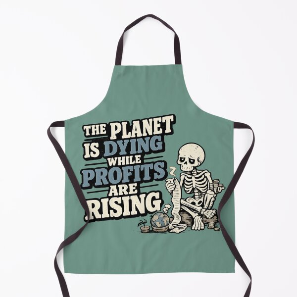 Item preview, The Planet Is Dying While Profits Rise designed and sold by MoodSupplyStudio.