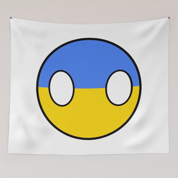 Item preview, Ukraine country-ball designed and sold by Captain-Nemo-.