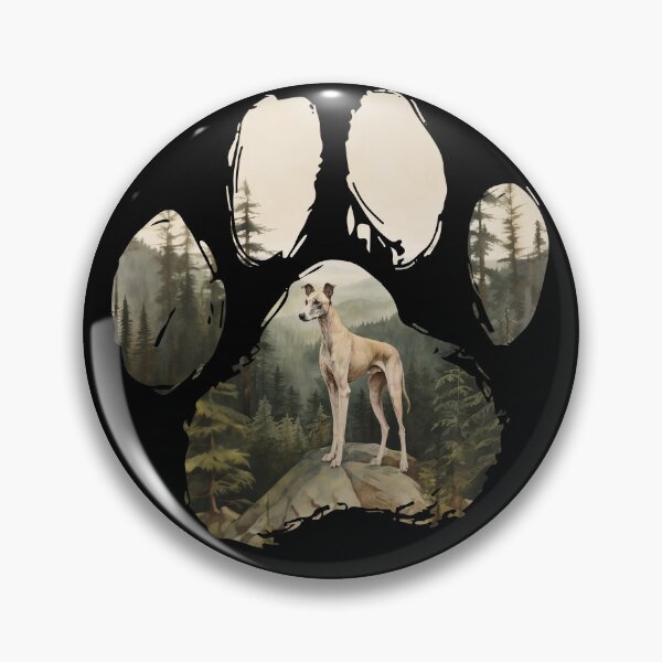 Item preview, Funny Whippet Paw Foggy Mountain Tree Mom Dad Kids designed and sold by rafaeltto.