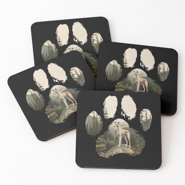 Item preview, Funny Whippet Paw Foggy Mountain Tree Mom Dad Kids designed and sold by rafaeltto.