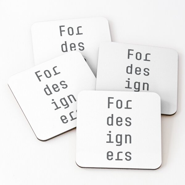 Item preview, Vertical Deconstructed Typography Poster For Designers designed and sold by drTerrens.
