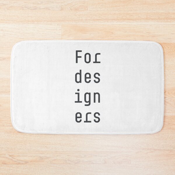 Item preview, Vertical Deconstructed Typography Poster For Designers designed and sold by drTerrens.