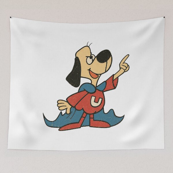 Item preview, Superhero dog Pointing up vintage designed and sold by lokabrand.