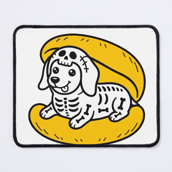 Item preview, Halloween Dachshund Skeleton Hot Dog Cute Spooky Doxie designed and sold by KnrNazimTHRE4DS.