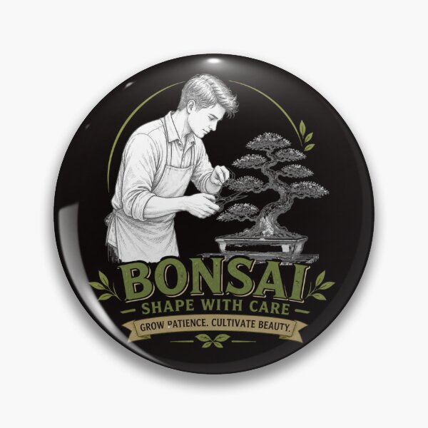 Item preview, Bonsai Shape With Care – Vintage Bonsai Gardener Design designed and sold by Tadeusz1.