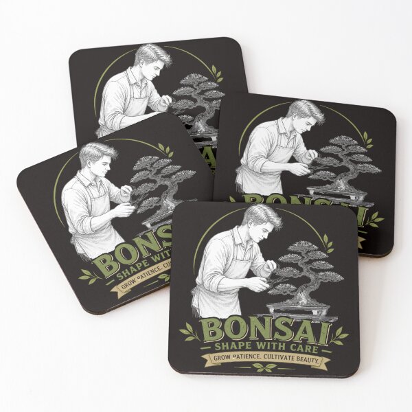 Item preview, Bonsai Shape With Care – Vintage Bonsai Gardener Design designed and sold by Tadeusz1.