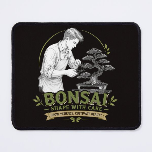 Item preview, Bonsai Shape With Care – Vintage Bonsai Gardener Design designed and sold by Tadeusz1.