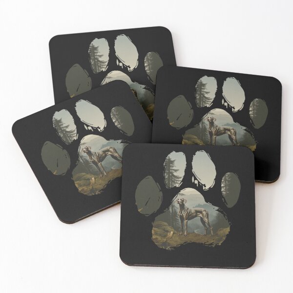 Item preview, Funny Weimaraner Paw Foggy Mountain Tree Mom Dad Kids designed and sold by rafaeltto.