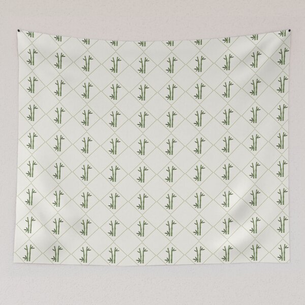 Item preview, Bamboo Diamond Trellis Botanical Pattern designed and sold by Zaya_art.