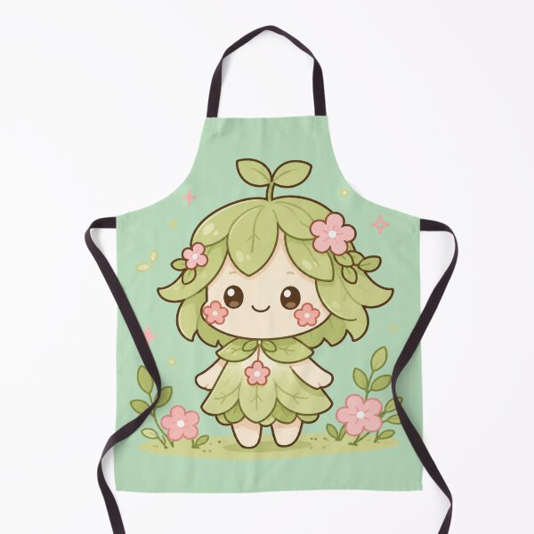 Item preview, Cute Leaf Spirit Kawaii Chibi Forest Sprite designed and sold by ZyloPrints.