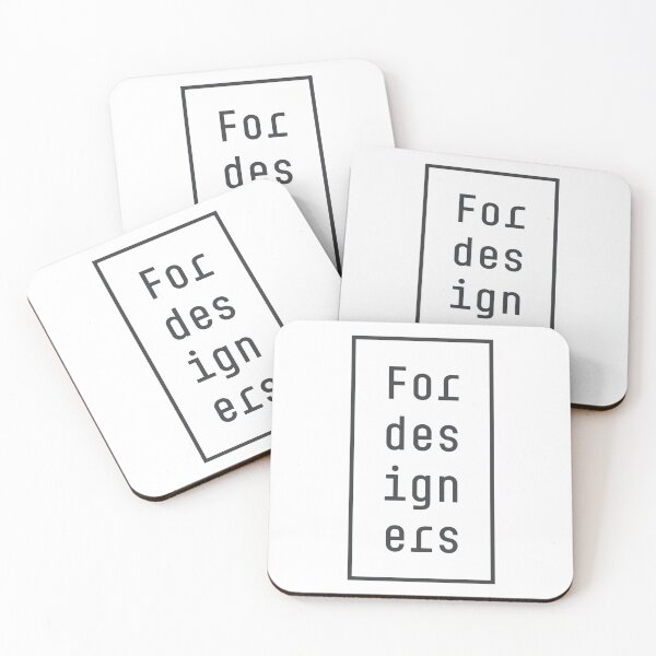 Item preview, Vertical Deconstructed Typography Poster For Designers designed and sold by drTerrens.