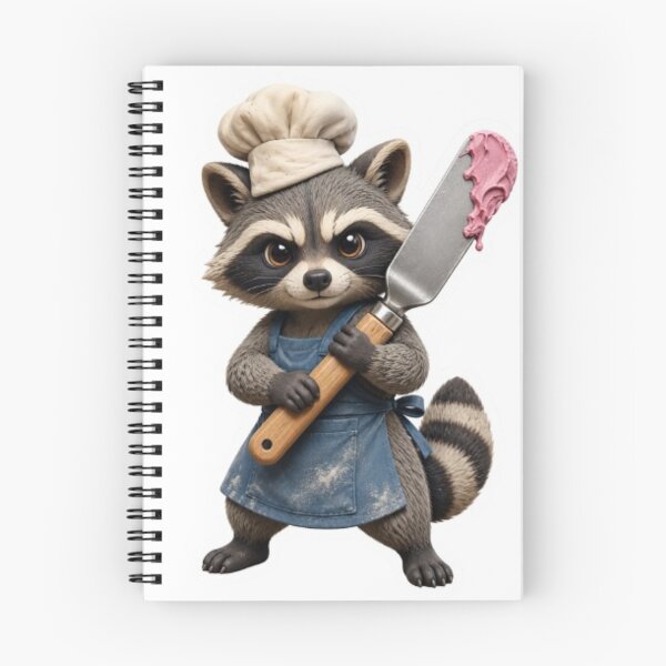 Item preview, Raccoon Baker with Spatula designed and sold by Snurly.