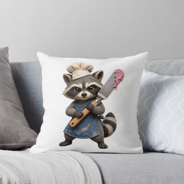 Item preview, Raccoon Baker with Spatula designed and sold by Snurly.
