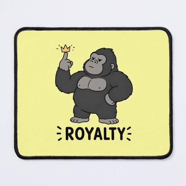 Item preview, Royal Gorilla Crown Sticker designed and sold by MonkiFlipp.