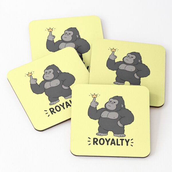 Item preview, Royal Gorilla Crown Sticker designed and sold by MonkiFlipp.