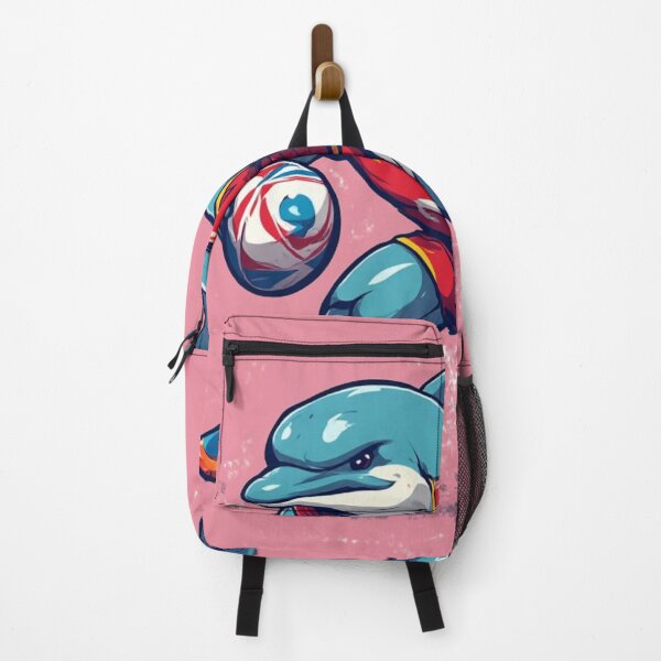 Item preview, Redcliffe Dolphins NRL Rugby Mascot Art designed and sold by WOAWingsofArt.
