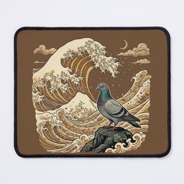 Item preview, Great Breadcrumb Wave Pigeon Art designed and sold by azule1.