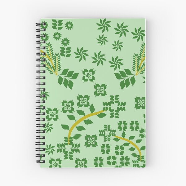 Item preview, Minimalist Botanical Branch Seamless Pattern with Green Floral Motifs designed and sold by Ei-Ei.