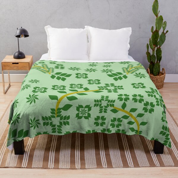 Item preview, Minimalist Botanical Branch Seamless Pattern with Green Floral Motifs designed and sold by Ei-Ei.