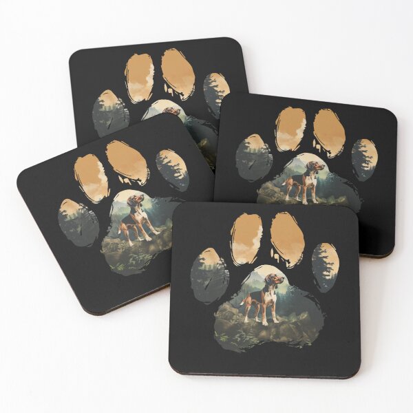 Item preview, Funny Treeing Walker Coonhound Paw Foggy Mountain Tree Mom Dad Kids designed and sold by rafaeltto.