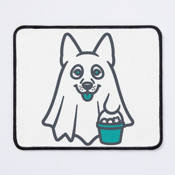 Item preview, Ghost Dog Halloween Trick Or Treat Cute Spooky Dog Costume designed and sold by KnrNazimTHRE4DS.