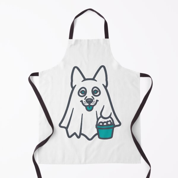Item preview, Ghost Dog Halloween Trick Or Treat Cute Spooky Dog Costume designed and sold by KnrNazimTHRE4DS.