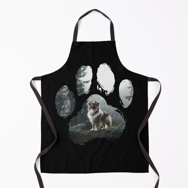 Item preview, Funny Tibetan Spaniel Paw Foggy Mountain Tree Mom Dad Kids designed and sold by rafaeltto.