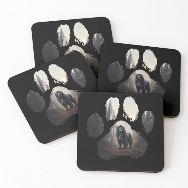 Item preview, Funny Tibetan Mastiff Paw Foggy Mountain Tree Mom Dad Kids designed and sold by rafaeltto.