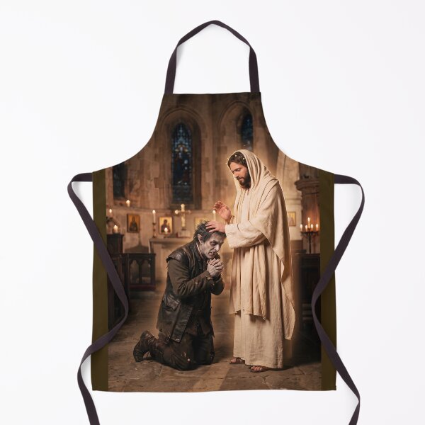 Item preview, Jesus gives vampire his soul back. designed and sold by WiseBow.